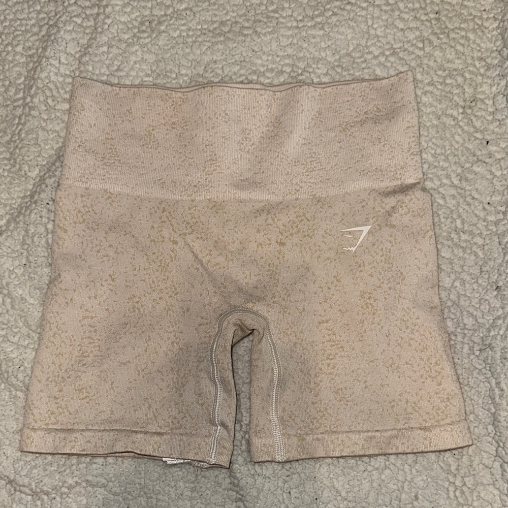 Gymshark Beige Bike Shorts